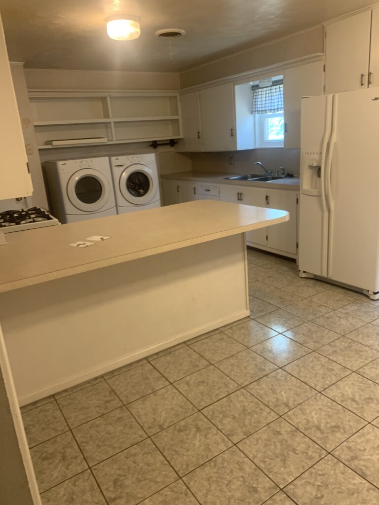 Kitchen view from dining area