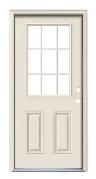 JELD-WEN 9 lite front back door