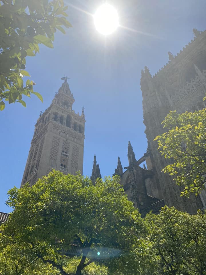 La Giralda is the bell tower of La Catedral de Sevilla