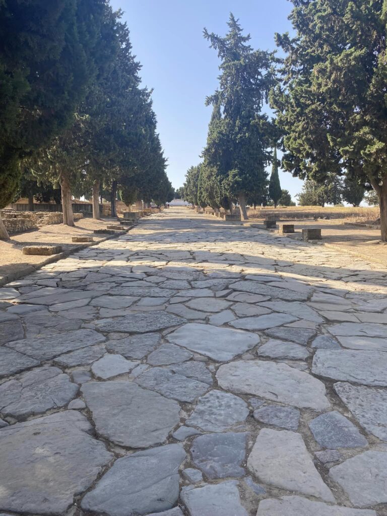 The old main street of Italica